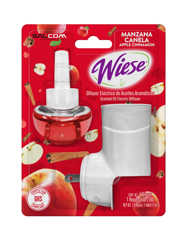Difusor Eléctrico Wiese 21ml Manzana Canela