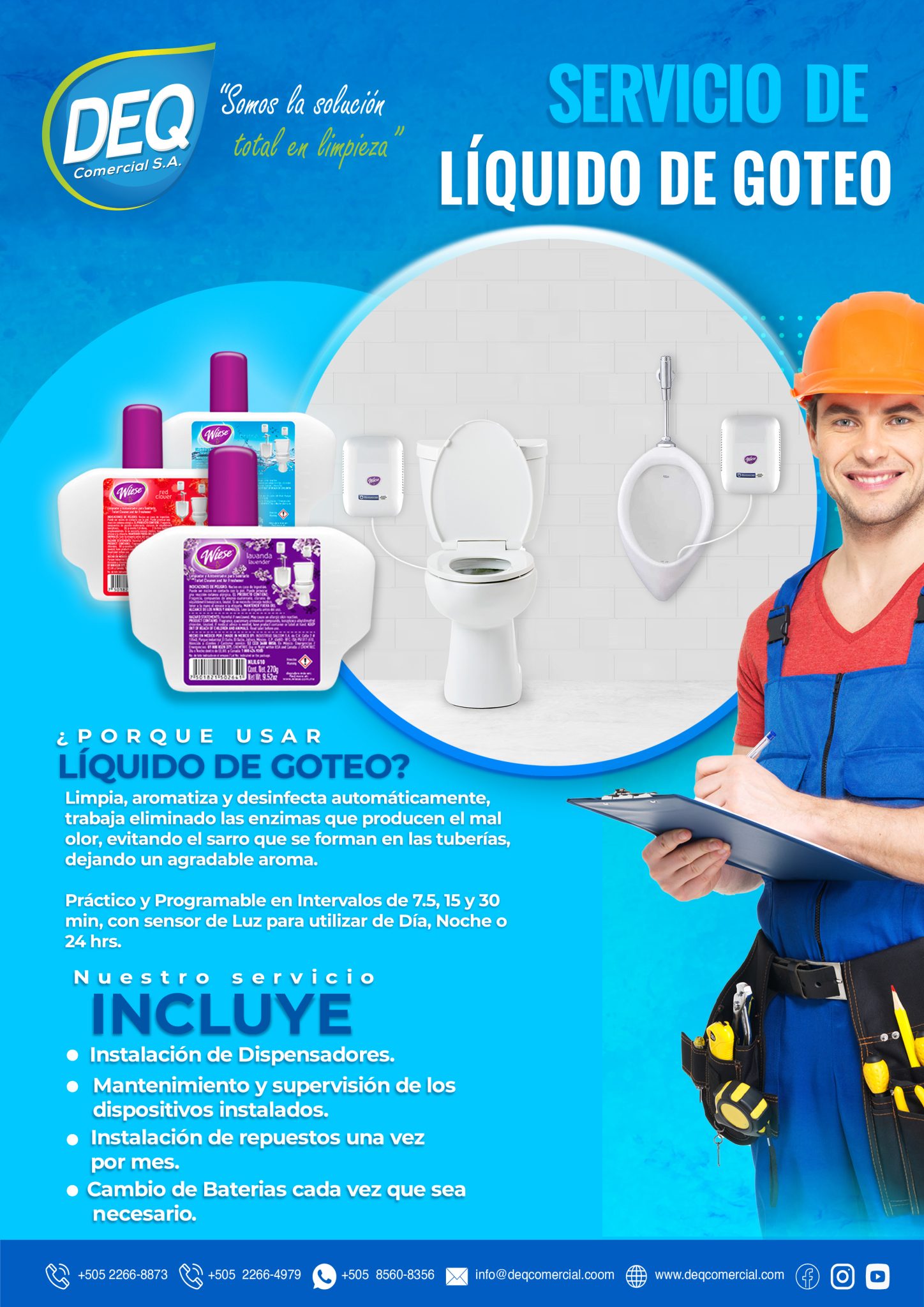 SERVICIO DE LIQUIDO DE GOTEO