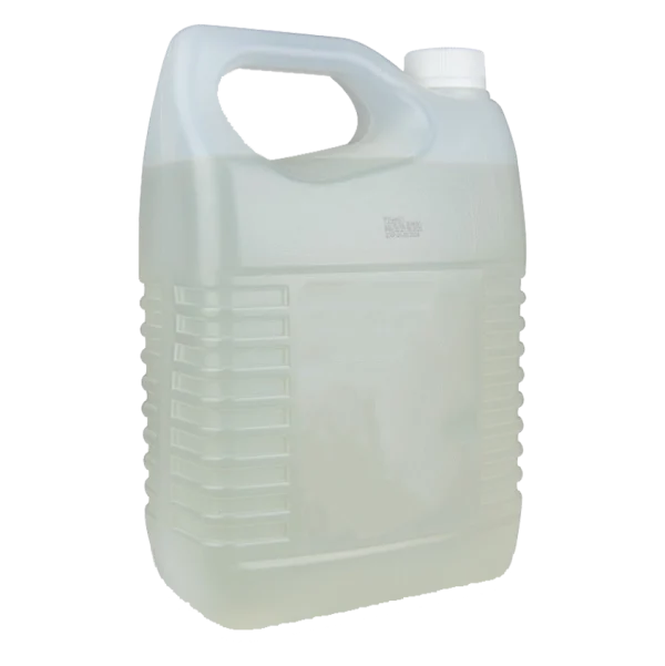 Galón de Jabón Líquido Neutro Sin Aroma DEQ de color transparente, ideal para lavado de manos y limpieza general en áreas sensibles.