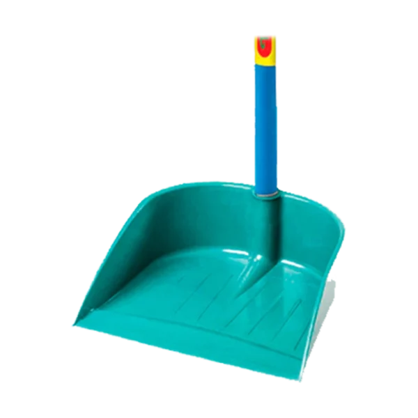 Pala Tucán con bastón de madera y recogedor de plástico resistente para barrer y recoger desechos