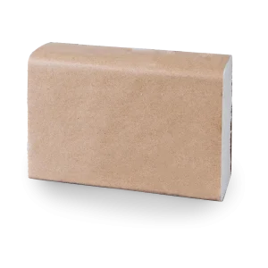 Toalla Interdoblada Advance Hoja Doble. Paquete de toallas de papel color natural (kraft), código 70017434. Ofrece alta absorción y dispensado hoja por hoja para uso eficiente, higiene y ahorro, ideal para espacios de alto tráfico