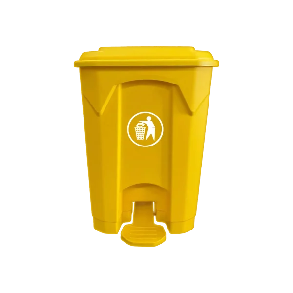 Bote de Basura con Pedal 80 Litros | Máxima Higiene y Colores para Reciclaje - Imagen 2