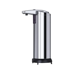 Dispensador de Jabón Automático de acero inoxidable con sensor de movimiento. Ideal para baños y cocinas.