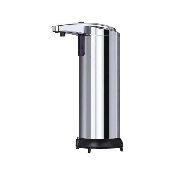 Dispensador de Jabón Automático de acero inoxidable con sensor de movimiento. Ideal para baños y cocinas.