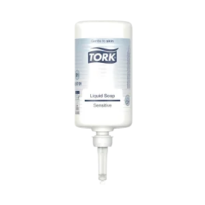 Jabón Líquido Tork para Piel Sensible, con fórmula sin perfume, en cartucho de 1000 ml