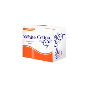 Servilleta Coctel White Cotton 1030, paquete con 100 servilletas, ideal para eventos y restaurantes.