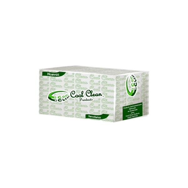 Servilletas Cool Clean Biodegradable 24x100, ideales para cocinas y restaurantes, código SC130A.