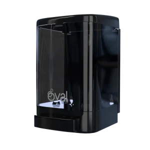 Jabonera Manual Uso Rudo ABS de 1 litro, con válvula mejorada y tanque de alta resistencia. Incluye los modelos Humo/Negro y Humo/Blanco.