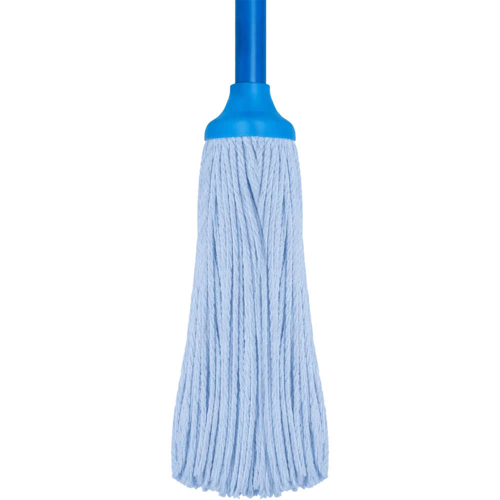 Trapeador de Pabilo Blend con Bastón 350gr | Sistema de Colores Anti-Contaminación - Imagen 3