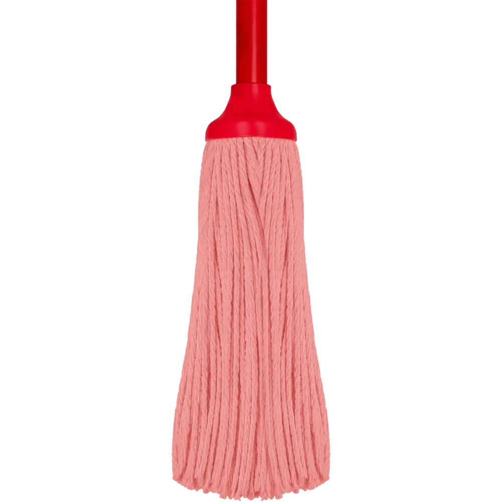 Trapeador de Pabilo Blend con Bastón 350gr | Sistema de Colores Anti-Contaminación - Imagen 4