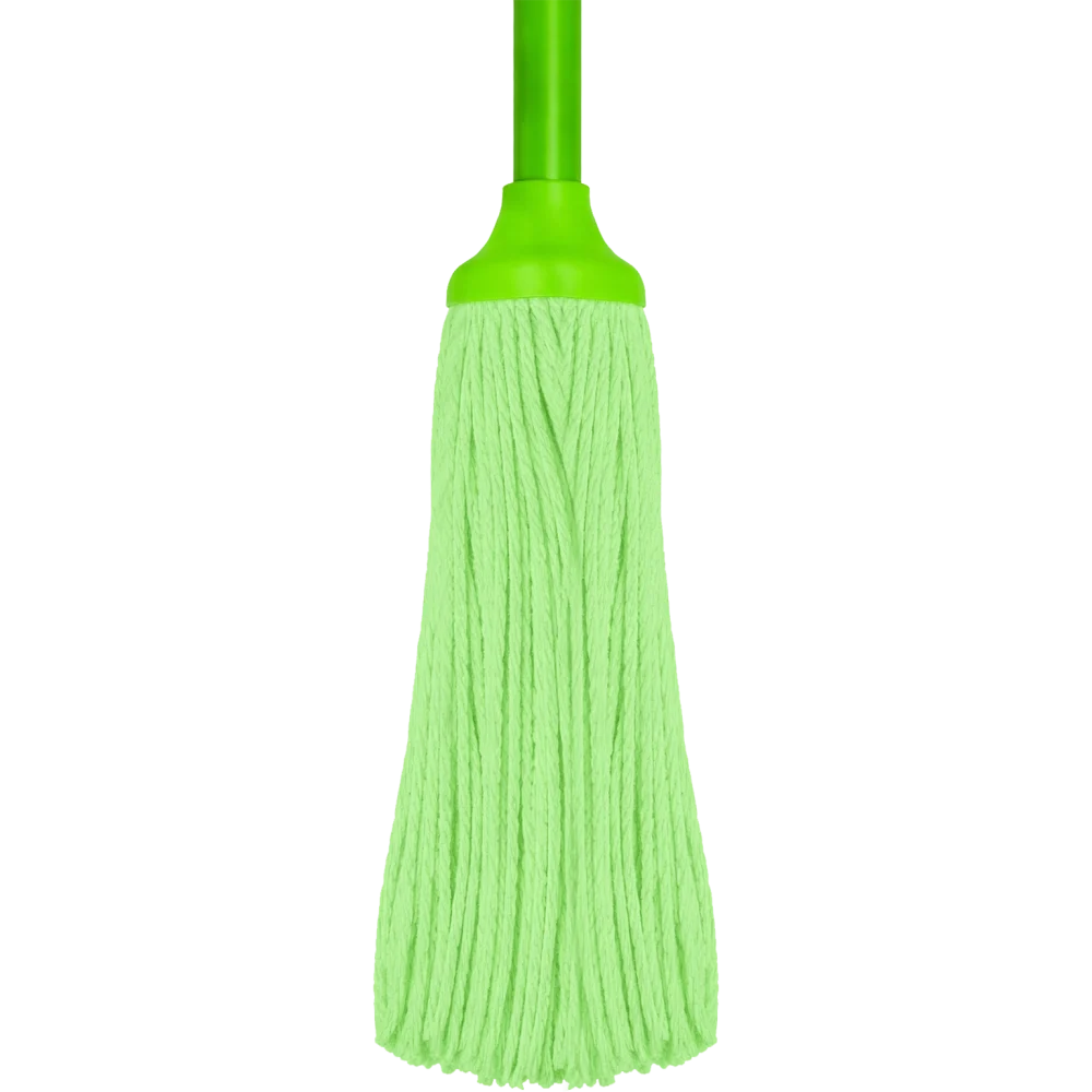Trapeador de Pabilo Blend con Bastón 350gr | Sistema de Colores Anti-Contaminación - Imagen 5