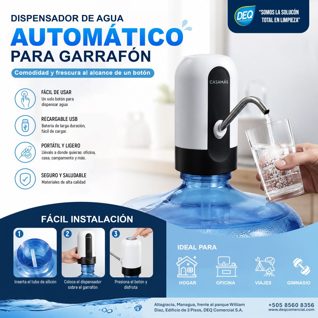 Dispensador de agua automatico sencillo