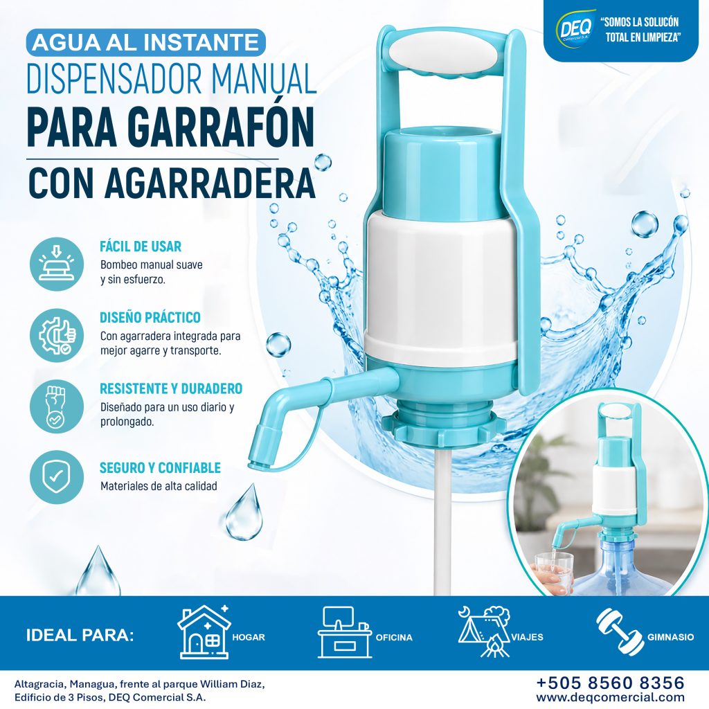 Dispensador de agua con agarradera