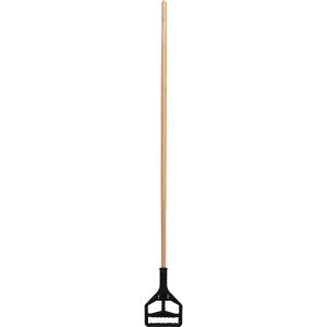 Lampazo de Madera Gorila con mango reforzado y empuñadura industrial de presión regulable para cambio rápido de mopa en Nicaragua.