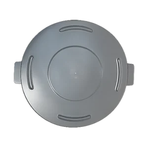 Vista superior de la Tapa Gris para Contenedor Redondo de 32 Galones marca Gorila, fabricada en plástico de alta durabilidad para control de olores en Nicaragua.