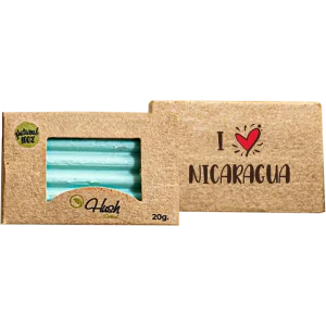 Jabón de Tocador Premium Hush de 20 gramos aroma Aloe Vera en empaque ecológico de cartón para amenidades de hotel en Nicaragua
