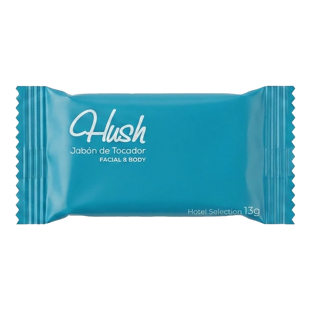 Jabón de Tocador Hush 13 Gramos aroma Avena para amenidades de hotel en Nicaragua.
